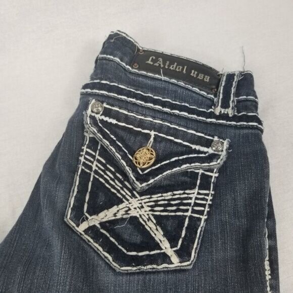 L.A Idol Denim Jeans Size 5 - Picture 4 of 6